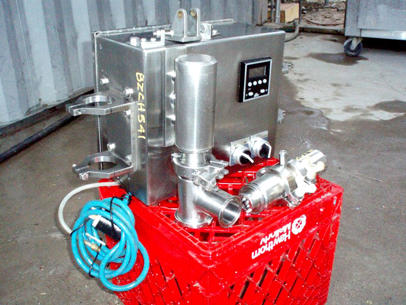 Stainless Steel Sanitary Air Actuated Valves with Control Box Not Specified 