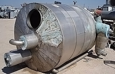 Stainless Steel Single Shell Insulated Tank- 1000 Gallon Genemco 