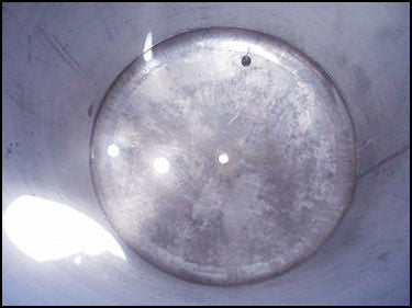 Stainless Steel Single Shell Mix and Blend Vacuum Tank- 1,000 Gallon Not Specified 