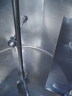 Stainless Steel Single Shell Vertical Mix Tank- 1000 Gallon Not Specified 