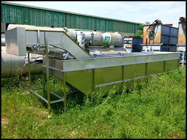 Stainless Steel Wash Conveyor - 46 in. W x 19 ft. L Not Specified 