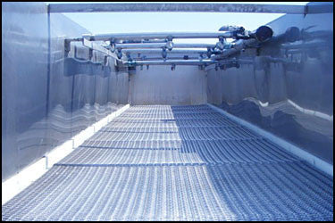 Stainless Steel Wash Conveyor with Filtered Hopper Not Specified 