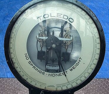 Toledo Precision Floor Scale- 250 lbs Toledo Masstron 