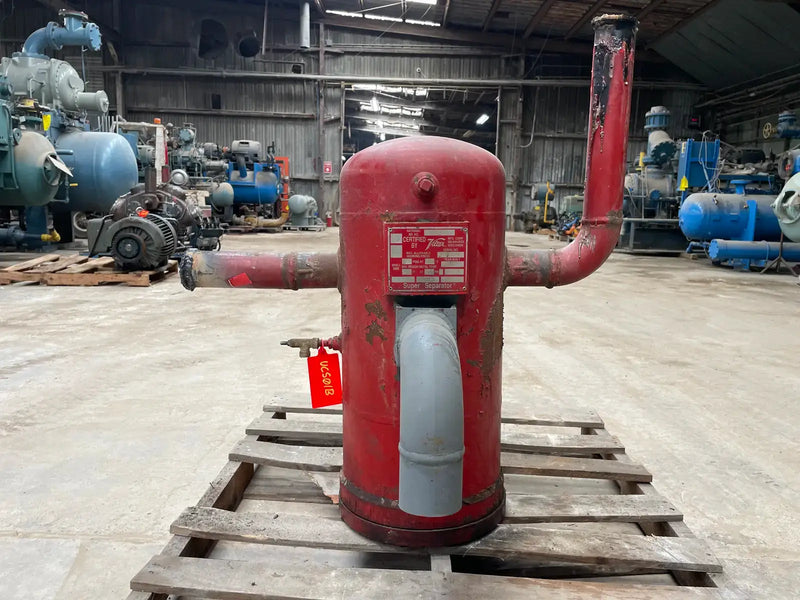Vilter Super Separator Vertical Ammonia Oil Tank (12in X 24in. 15 Gallons)