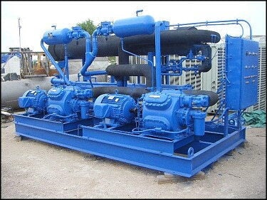 Un-Used 1998 Vilter Industrial Water Cooled Packaged Chiller - 120 Tons Vilter 