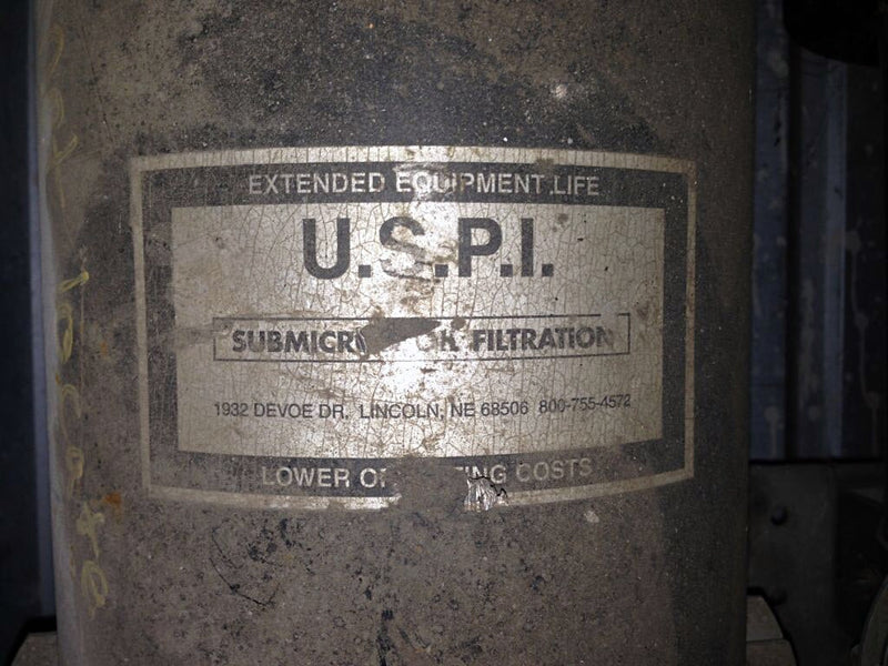 Used U.S.P.I. Submicron Oil Filtration Unit U.S.P.I. 