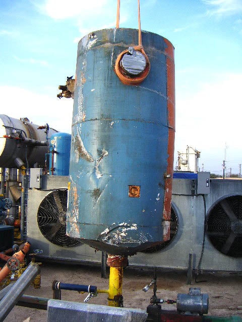 Vertical Ammonia Intercooler – 48 in. Dia. x 6 ft. 5 in. H. Not Specified 