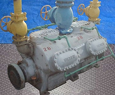 Vilter 12-Cylinder Reciprocating Compressor Vilter 