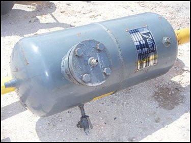 Vilter Vertical Oil Separator Tank- 12.5 Gallon Vilter 