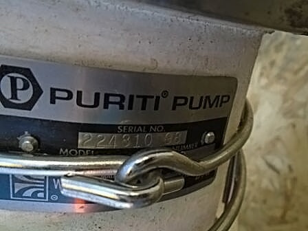 Waukesha Puriti C216 Stainless Steel Centrifugal Pump – 7.5 HP Waukesha Cherry-Burrell 