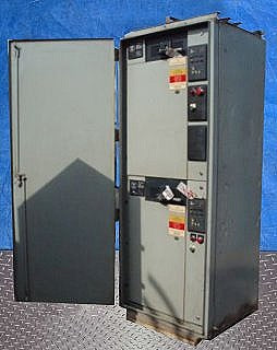 Westinghouse Ampgard Medium Voltage, 1000 HP, 700 HP, 4160 V Motor Starter Control Panel Westinghouse 