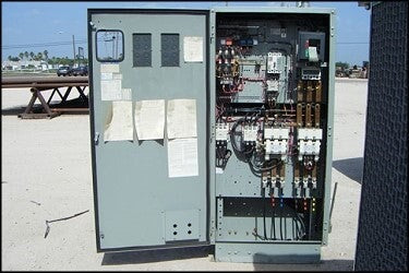 Westinghouse Motor Starter Control Panel- 250 HP Westinghouse 