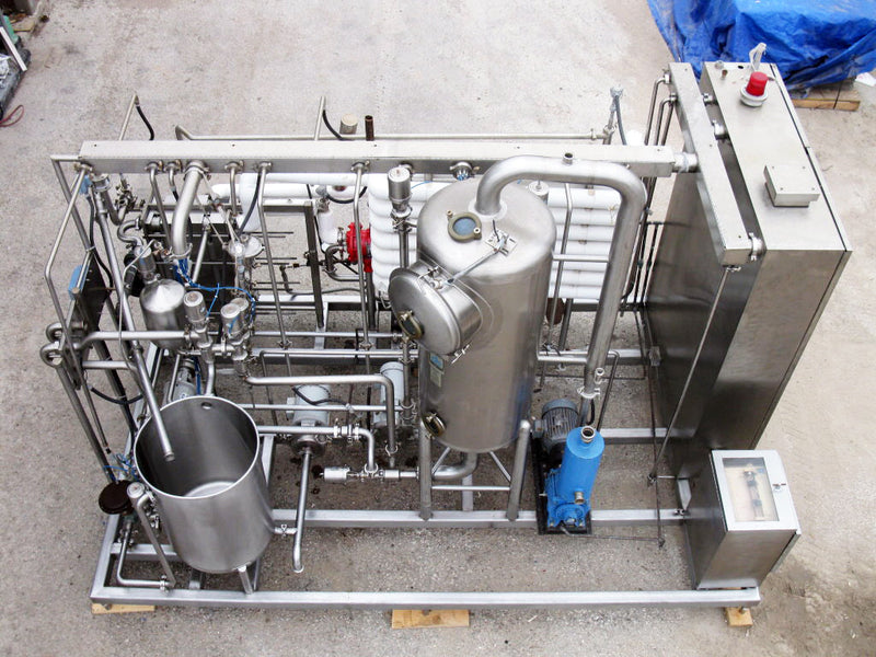 WHE Process Systems Ltd. Stainless Steel Skid-Mounted Juice Pasteurizer - 1200 GPH WHE Process Systems 