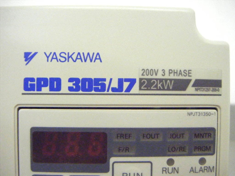 Yaskawa 3 HP Variable Speed Controller Yaskawa 