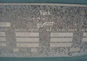 York 8-Cylinder Reciprocating Compressor York 