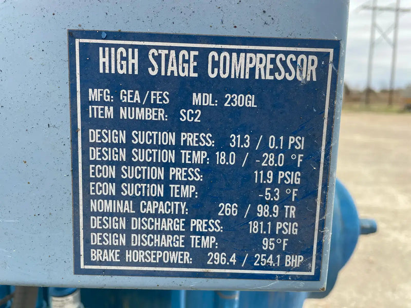 GEA 230GL Rotary Screw Compressor Package (GEA R-52, 300 HP 460 V, Micro Control Panel)