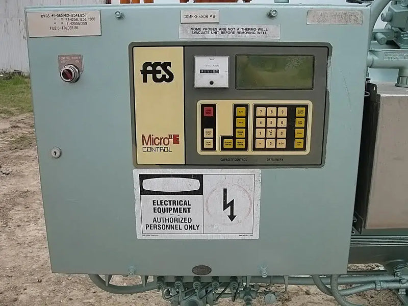 FES 775 / 320SU Rotary Screw Compressor Package (Mycom 320SU, 10 HP 208-230/460 V, FES Micro Control Panel)