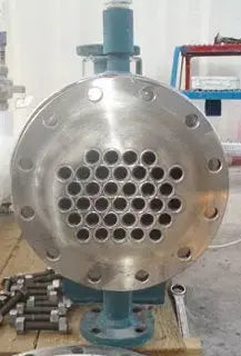 Yula Corp Calentador de residuos activo/intercambiador de calor de carcasa y tubos - 20,6 pies cuadrados