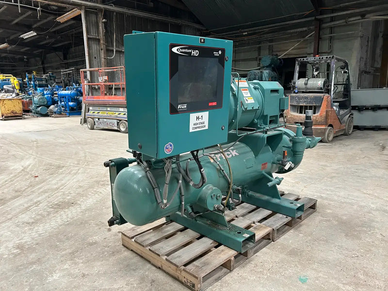 Frick RXF-30 Rotary Screw Compressor Package (Frick XJF120M, 75 HP, 230 V)