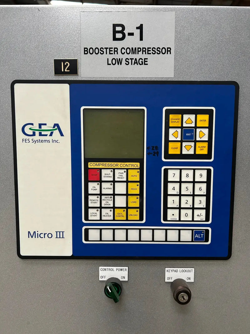 GEA 85GS Rotary Screw Compressor Package (GEA G-61, 40 HP 206 V)