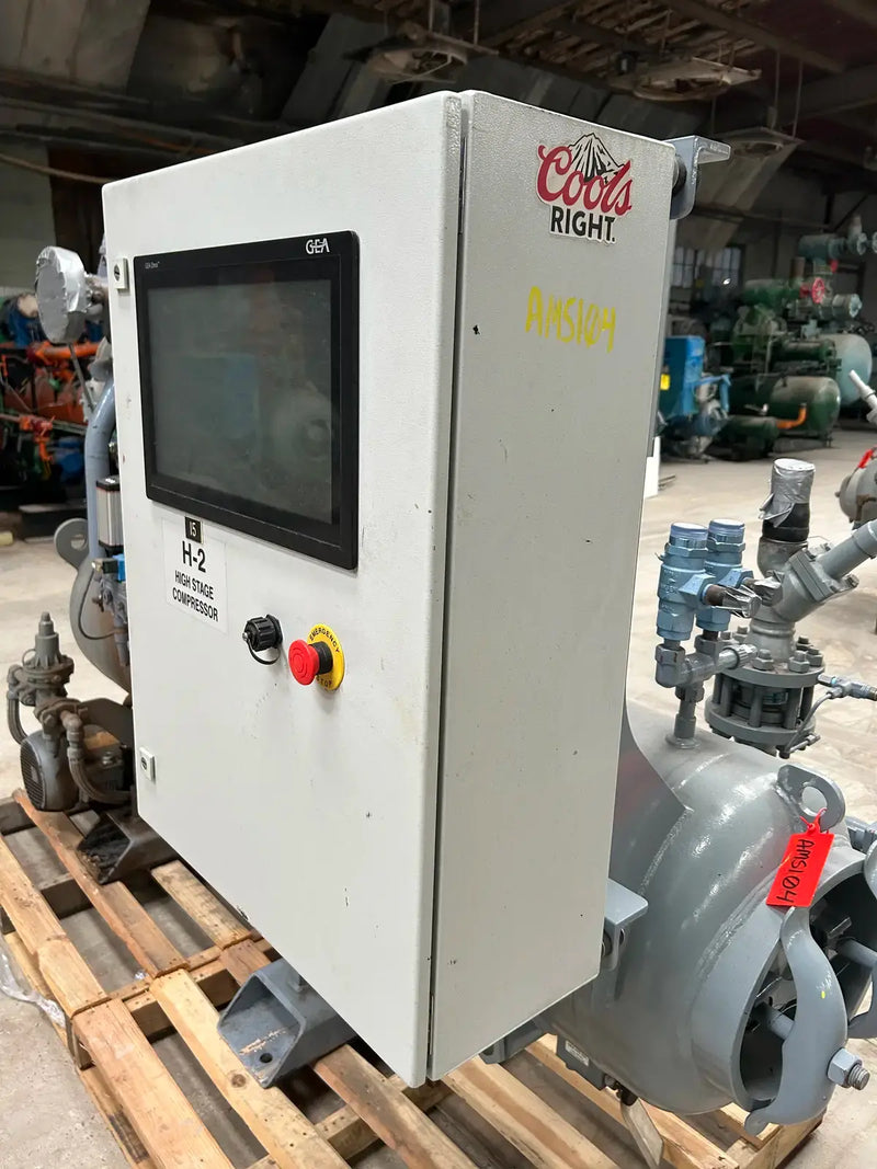 GEA 75GS Rotary Screw Compressor Package (GEA ER-E2640S-28, 100 HP, 208 V)