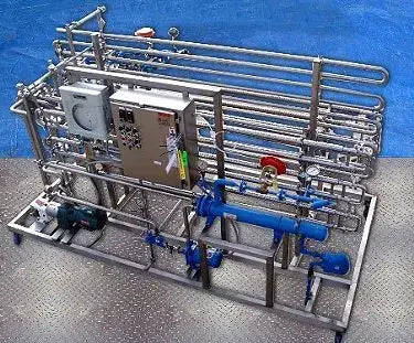 Pasteurizador de triple tubo anhidro APV