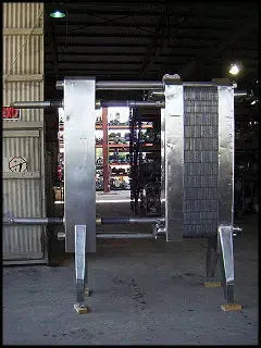 Intercambiador de calor de placas de acero inoxidable APV Crepaco - 320 pies cuadrados. Pie.