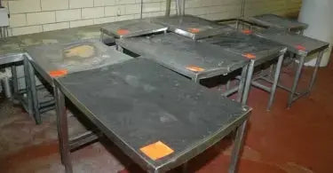 Assorted Stainless Steel Tables