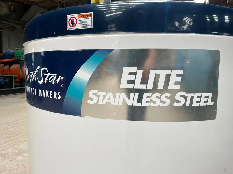 North Star Ice Stainless Steel Elite M20-SS-2014 Flake Ice Maker (Ammonia (R-717) Refrigeration, 11 Ton Day)