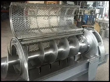 Brown International Corp. Pulperadora/acabadora de tornillo de doble longitud de acero inoxidable