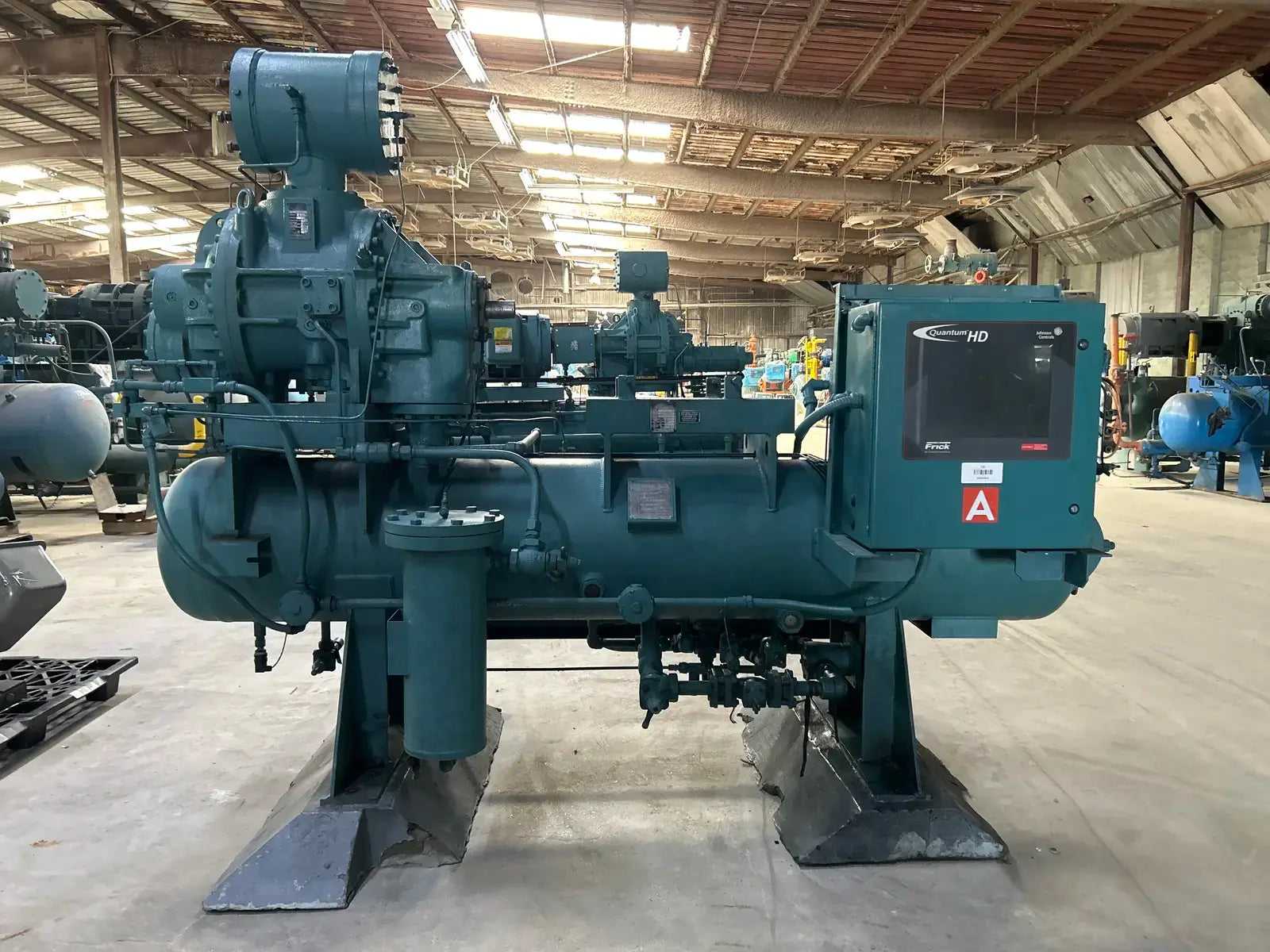 Frick Rotary Screw Compressor Package (Frick TDSL193L, Frick HD Micro