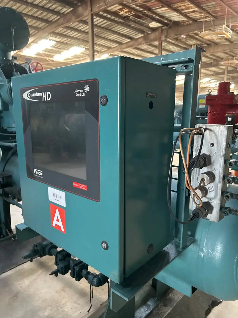 Frick Rotary Screw Compressor Package (Frick TDSL193L, Frick HD Micro Control Panel)