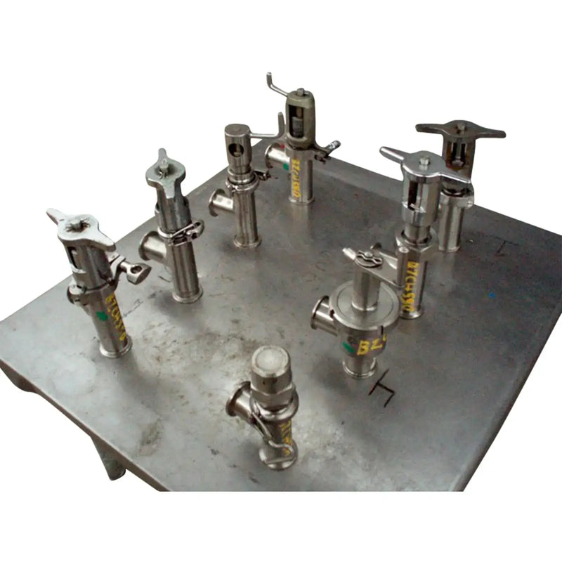 Válvulas de compresión de tornillo de acero inoxidable