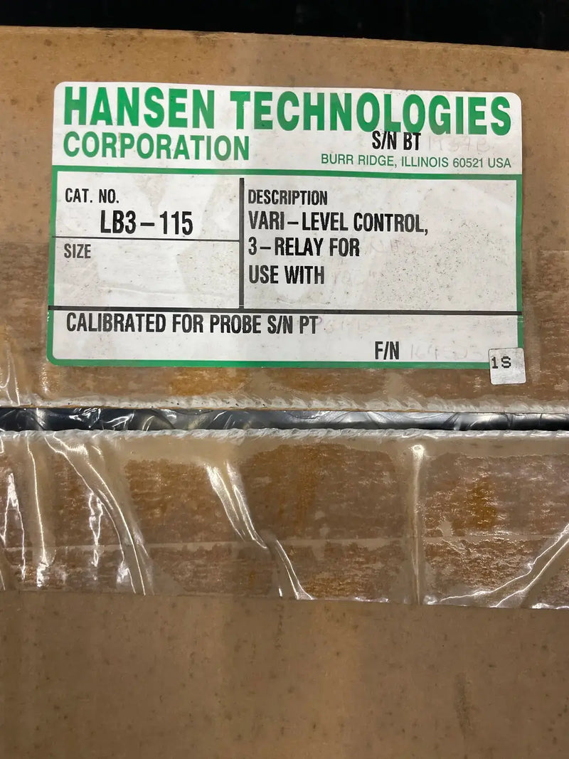 Hansen Technologies LB3-115 Vari-Level Adjustable Level Control