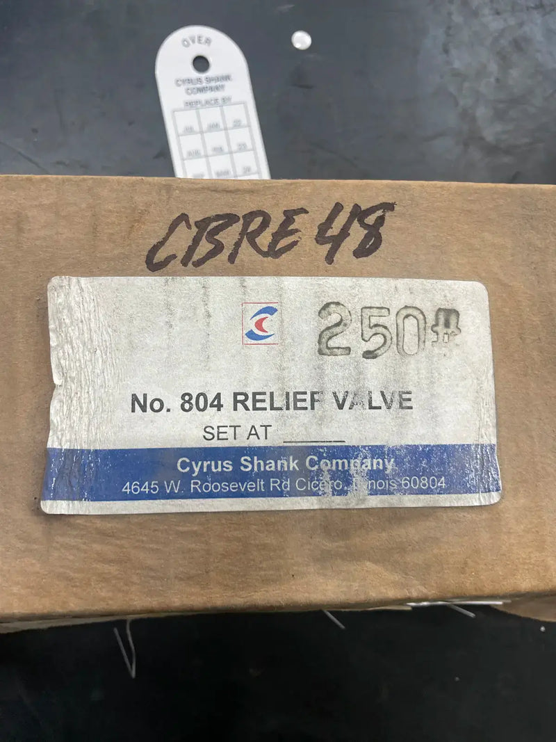 Cyrus Shank 804 Safety Relief Valve