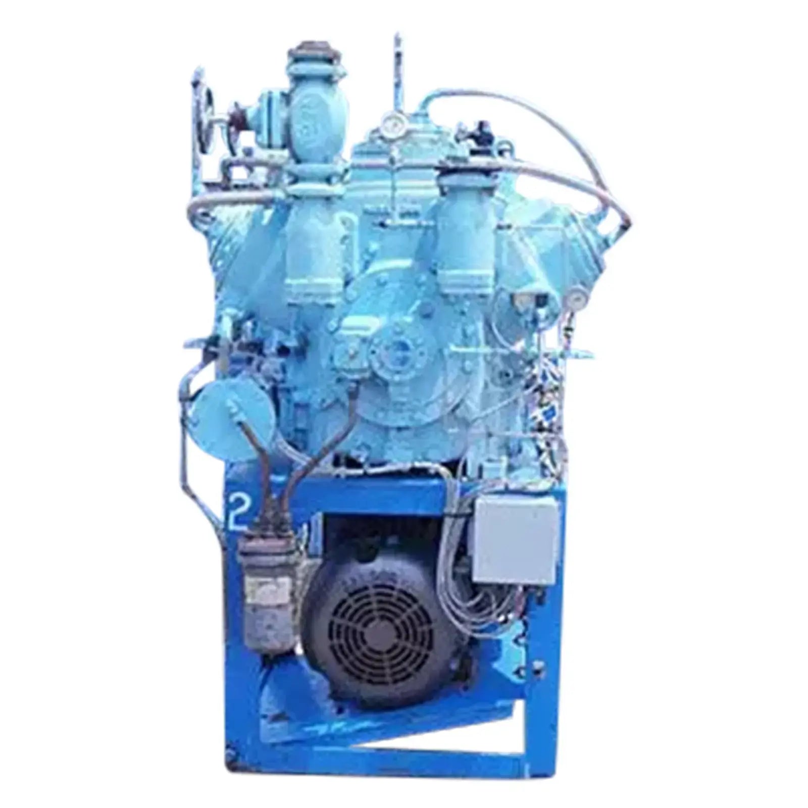 Compound Air Compressor Mycom 6 Cylinder 2-stage Compound Reciprocating Compressor - 75 HP