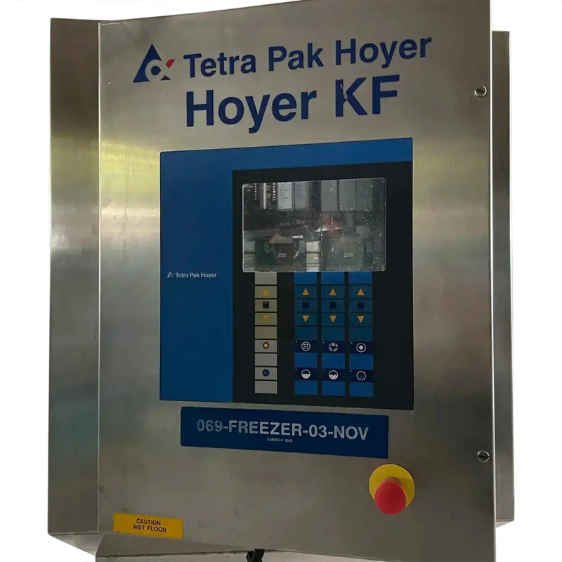 Congelador continuo Tetra Pak Hoyer KF 1000XC (9TR, (3) motores incluidos con panel de control)