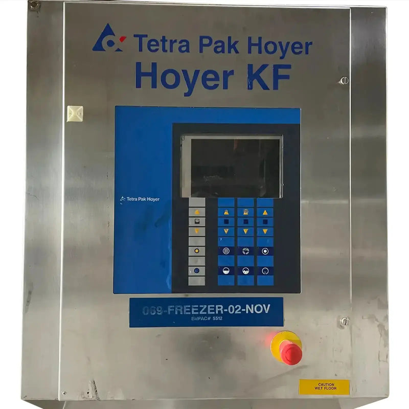 Congelador continuo Tetra Pak Hoyer KF 1000XC (9TR, (3) motores incluidos con panel de control)