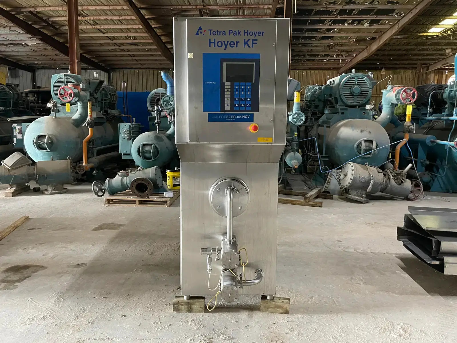 Hoyer Unit Rotation Control Tetra Pak Hoyer KF 1000XC Continuous Freezer (9TR, (3) Motors Included