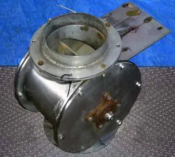 Válvula rotativa de acero inoxidable