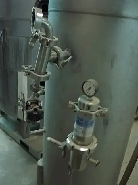 Axtons Manufacturing, Ltd. Tanque de presión/vacío de acero inoxidable - 47 galones
