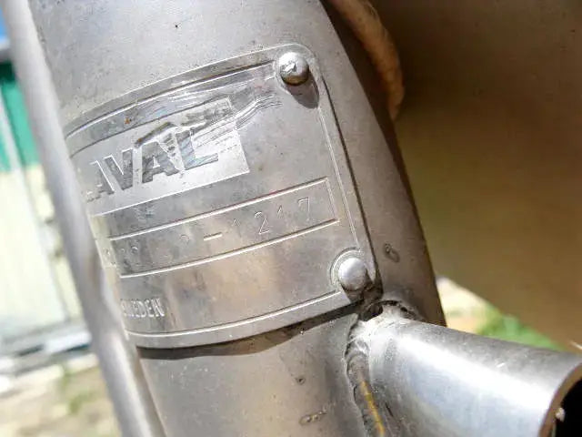 Separador de acero inoxidable Alfa Laval - 80 galones