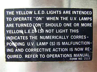 Esterilizador UV serie CSL de Aquafine Corporation