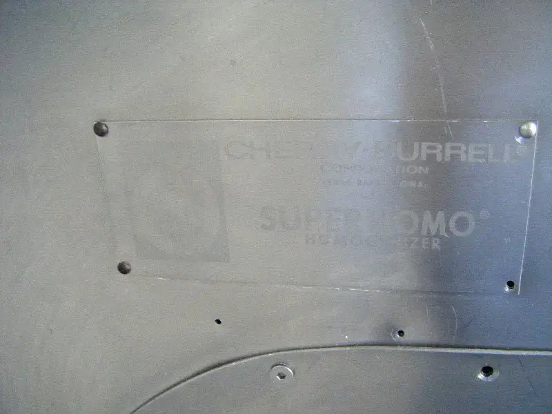 Cherry Burrell Stellar Series Homogenizer - 1200 PSI