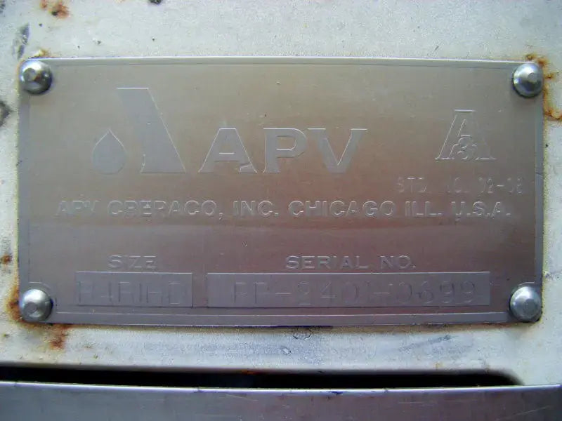 APV R4RIHD Positive Displacement Pump (7.5 HP, 160 GPM Max)