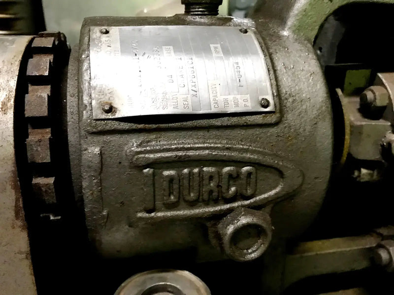 Durco 1.5x1 Centrifugal Pump (1.5 HP)