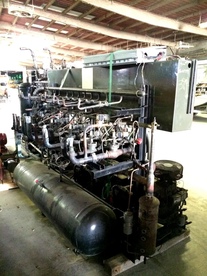 Hill Refrigeration Freon Refrigerant Compressor Rack - 40 HP