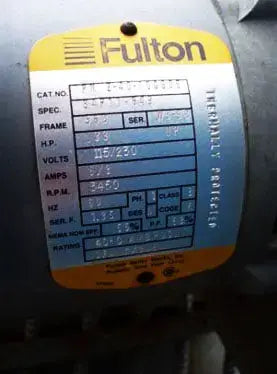 Caldera de vapor alimentada por combustible Fultons - 6 HP