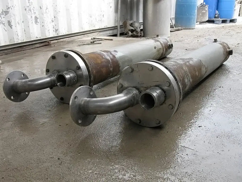 Intercambiador de calor de carcasa y tubos serie SU - 18 pies cuadrados. Pie.