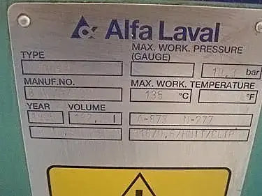 Alfa Laval M10-BFG Plate Heat Exchanger - 780 sq. ft.